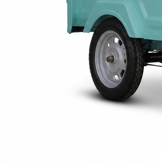 MOVO Flatbed detail Front Wheel