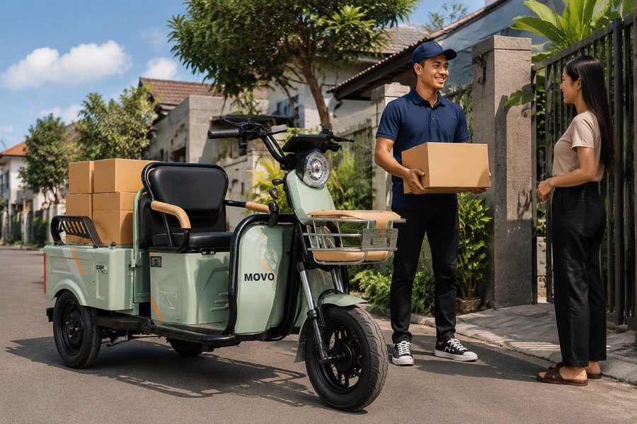 MOVO Mini Tipper Delivery