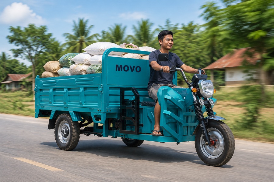 MOVO Tipper Riding